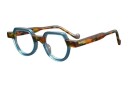 Eo Selection Runde briller Havana fra eo-Selection Blå Acetate rund Large