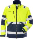 Fristads Softshelljacka 4083 Wyh, Klass 2 Varsel Gul/marinblå 4xl