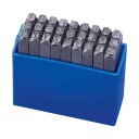 Format Bokstavstämplar A-Z, 2mm, Din 1451, 600-800 N/mm2