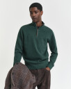 Gant Collegegenser med half zip TARTAN GREEN 5XL