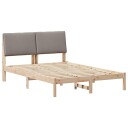 Sengestamme Brun og taupe 140 x 200 cm Heltre furu