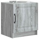  Nattbordskap 2 pcs Grå sonoma 43 x 34,5 x 47 cm Konstruert tre