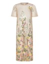 A View Fuschia Midi Dress Cream 36