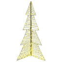  Juletre med 240 LED Varmhvit 180 cm Rotting