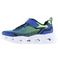 Skechers Sko m. Lys Vortex 3.0 Blue/Lime 29 Blinkende sko Blå Grønn