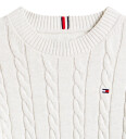 Tommy Hilfiger Genser Strikk Ivory Silkehvit 12 år 152 Genser