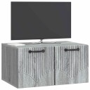 Vegghengt TV skap Grå sonoma 59,5 x 41 x 30 cm Konstruert tre