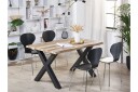 Lawtey Spisebord 180 cm Sammenleggbart - Lyst Tre/Svart