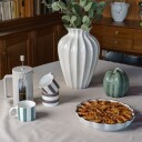 Seasons Fall Collection Krus 28cl Liggende Striper Burgunder