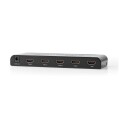 Nedis HDMI Splitter 4-porter 4K 60Hz Antrasitt