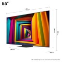 LG 65" 4K UHD LED Smart TV med Wi-Fi 65UT91006LA