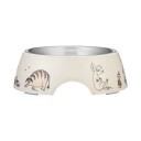 Mummi Pets Matskål Beige Stor