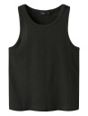 LMTD Nlfhinaja Crop Solid Tank Top - Black - 158-164