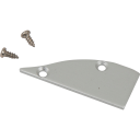 Ansell Lighting endestykke uten hull 8x17,1 mm aluminium