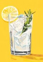 Lemon Rosemary Refresher Plakat / 40x50