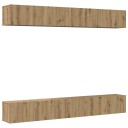  TV benksett 6 pcs artisan eik 60 x 30 x 35 cm Konstruert tre