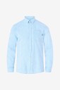 Lindbergh Skjorte Cotton/linen Shirt L/ Blå
