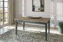 Ivreri Forlengningsbart Spisebord 160 cm - Khaki/Natur