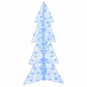  Juletre med 100 LED Blå 120 cm Akryl