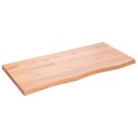  Bordplate lysebrun 100x50x(2-4) cm behandlet heltre eik 3156366