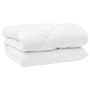 Vidaxl Quilts & Duner Hvit 240 x 200 cm Mikrofiber