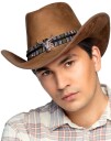 Brun Cowboyhatt med Snor og Emblem