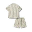 Wheat Skjorte & Shorts Sett Anker  Summer Stripe (140 / 10 år)