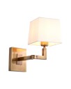 Cambell vegglampe messing
