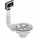 Lavabo Bunnventil 1 kum, m/overløp, Krom