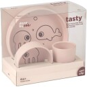 Done by Deer silicone dinner set Sea friends powder