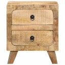  Nattskap 2 stk 40x32x46 cm grovt heltre mangotre