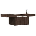  Salongbord brun eik 80x55x40 cm konstruert tre 840869