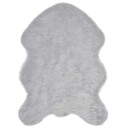  Faux Skinnmatte Tafalla Grå 60 x 90 cm Polyester