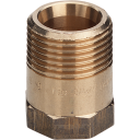 1,1/4" x 1" gjengede koblinger i pistolmetall silikonbronse overgangsnippel
