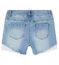Name It Sally 5372 Denim Shorts Til Barn, Medium Blue Denim
