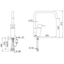 Oras Armatur Cubista 2839f-y - 6V Avstengning Krom (GRO-4200395)