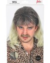 Blond Og Brun 80-talls Hockeysveis Parykk (Mullet King)