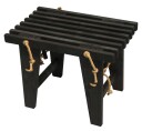 Hillerstorp Ecobench benk Svartoljet furu 60 cm Svart