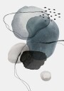 Abstract Shapes and Lines Art Plakat Plakat / 30x40cm