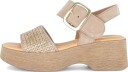 Gabor Platform Sandal   Beige   39