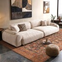 Flatvevd teppe   Selamira blå/multi Størrelse: 230 x 340 cm
