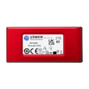 Kingston XS1000 2TB USB 3.2 Gen 2 Ekstern Bærbar SSD Rød