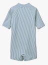 Liewood Max Seersucker Shortsleeve Swim Jumpsuit Blue 104