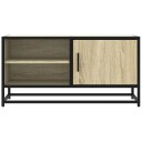  TV-benk sonoma eik 80x34,5x40 cm konstruert tre og metall 8721102838798