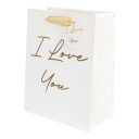 Gavepose 23x18 cm I Love You