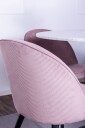 Venture Home   Spisegruppe Espolla bord og 4 stk Valleta stoler   Rosa