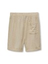 Kids Only Boys Noah Seersucker shorts til barn white pepper