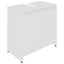 vidaXL Baderomsskap hvit 60x33x61 cm sponplate