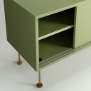 Decotique Vogue Mediabenk Med Ben 180 cm Lint / Messing