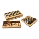 3 i 1 sjakkbrett dam og backgammon